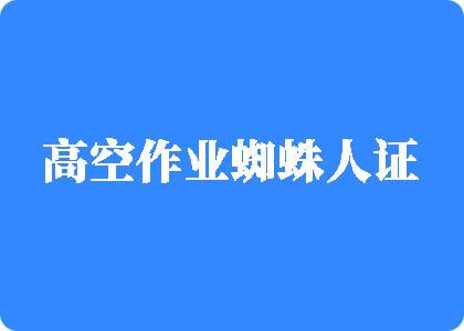 大鸡巴操逼片高空作业蜘蛛人证